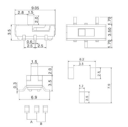 MSK-04E撥動開關