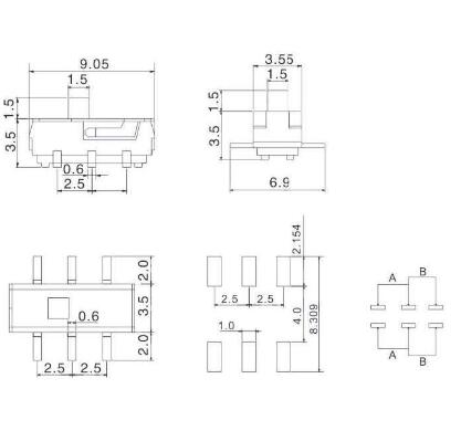 MSK-04J撥動(dòng)開關(guān)