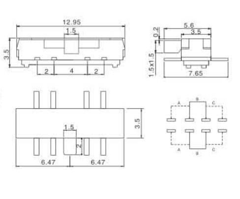 MSK-07C撥動開關(guān)