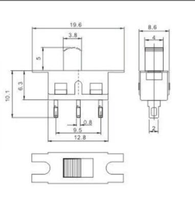 SS-12E08撥動開關