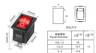 KCD船型開關相關參數介紹