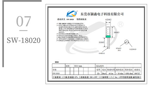 SW-180系列彈簧開關